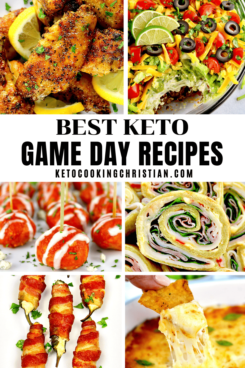 30+ Keto Game Day Recipes pin