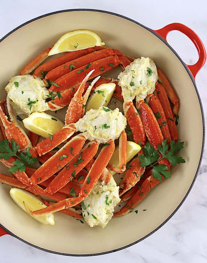 Crab Legs with Garlic Butter - Keto Cooking Christian