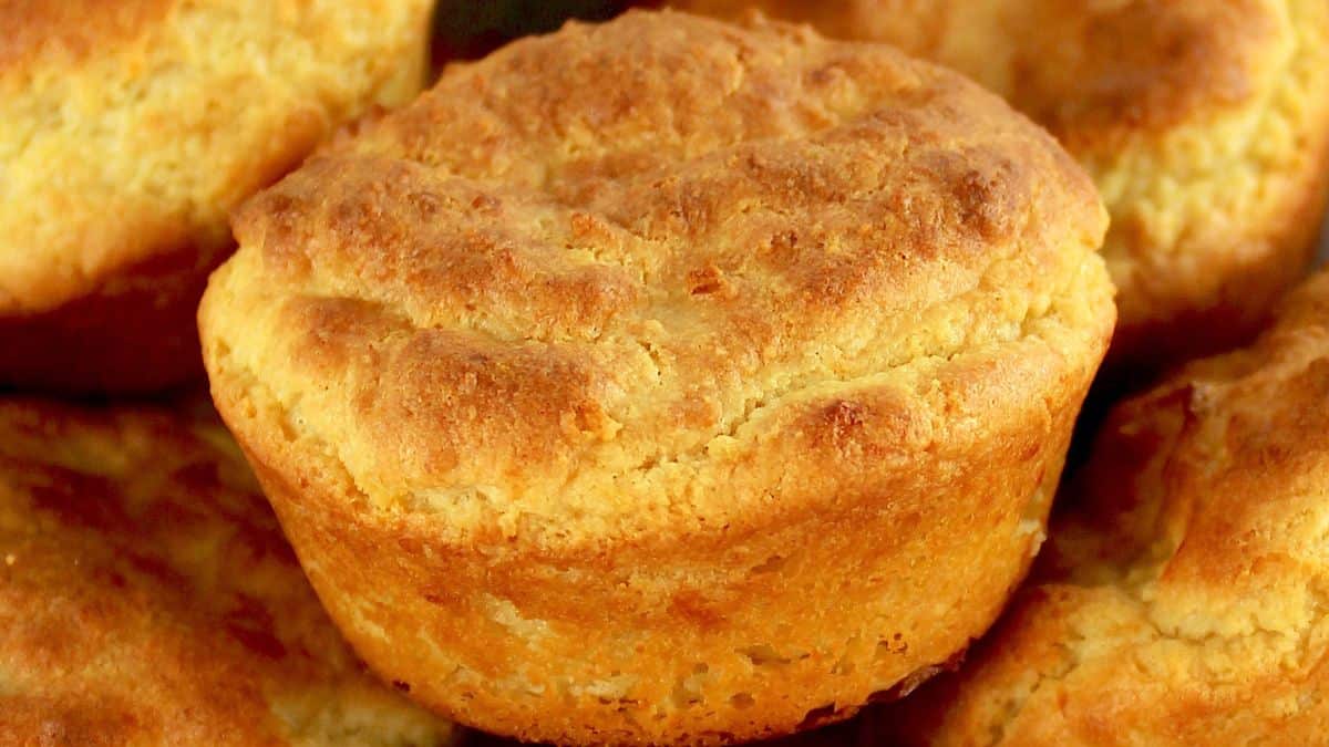 closeup of Keto Drop Biscuit