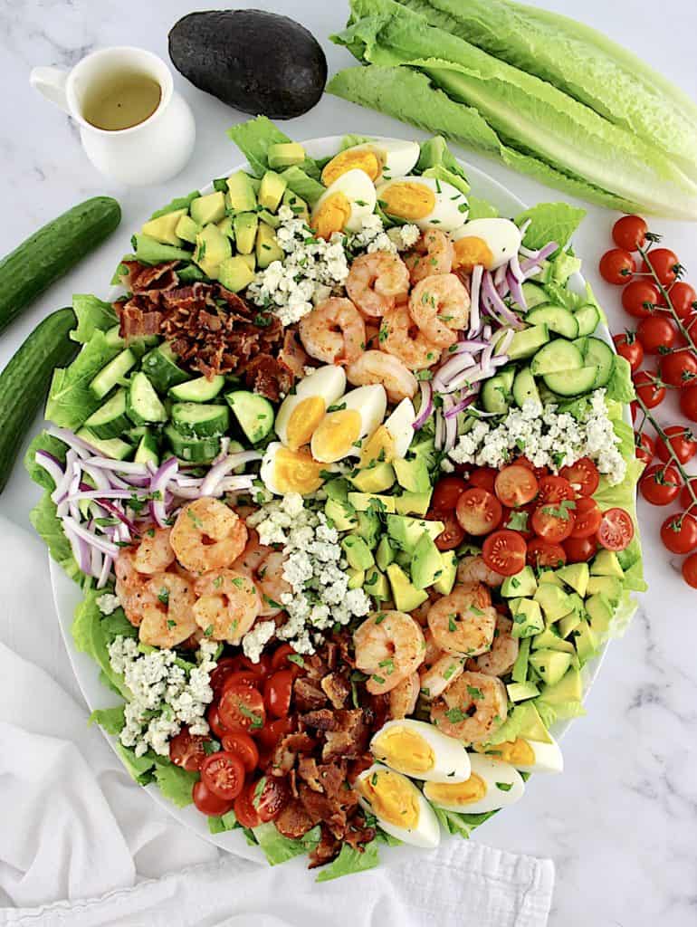 Shrimp Cobb Salad - Keto Cooking Christian