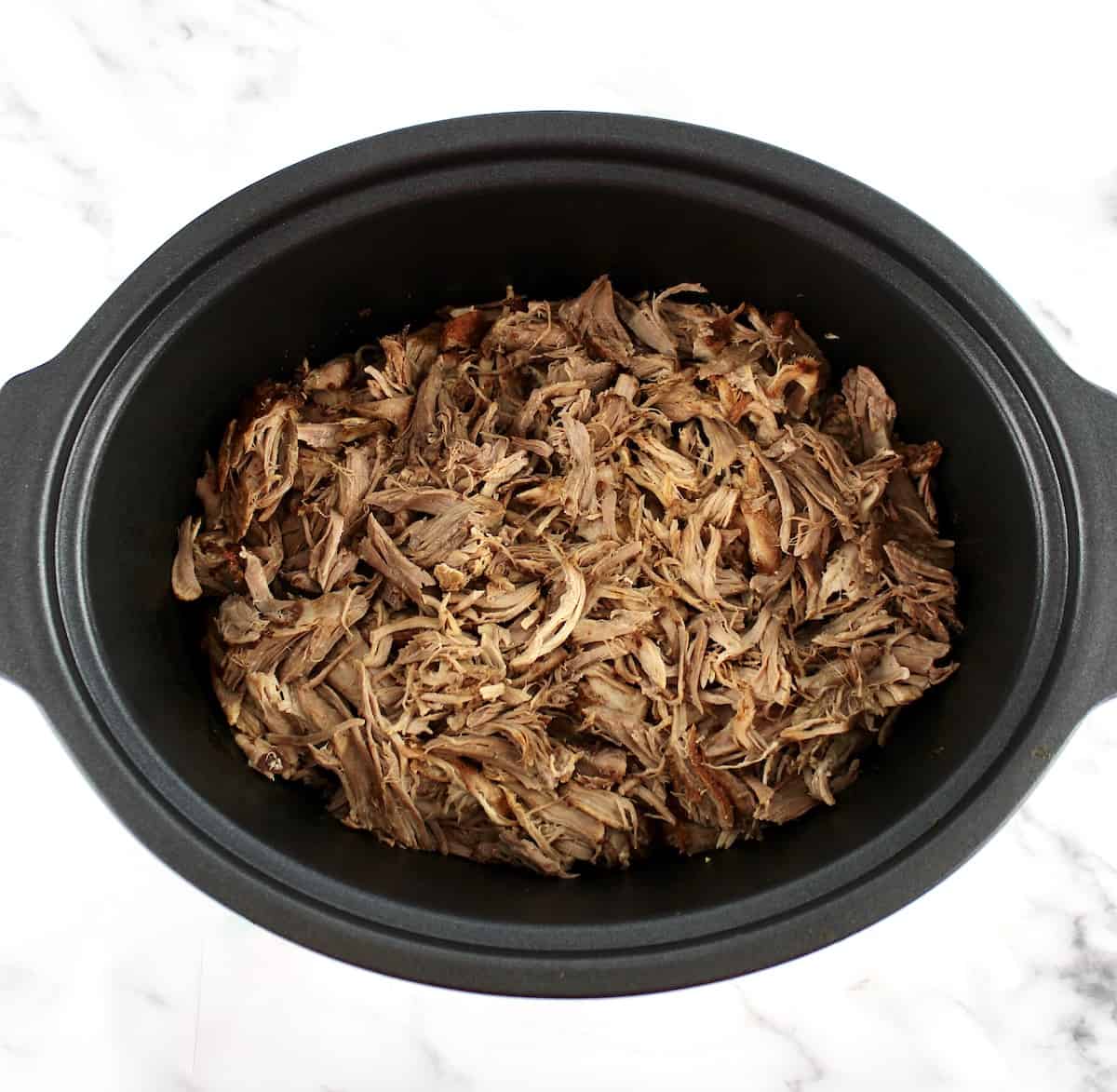 pulled pork in a slow cooker