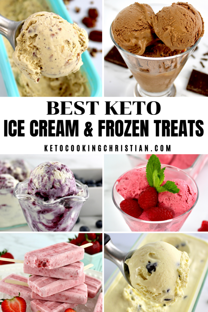 Best Keto Ice Cream & Frozen Treats pin