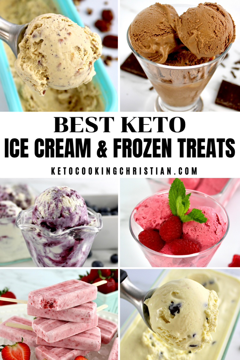 Best Keto Ice Cream & Frozen Treats pin