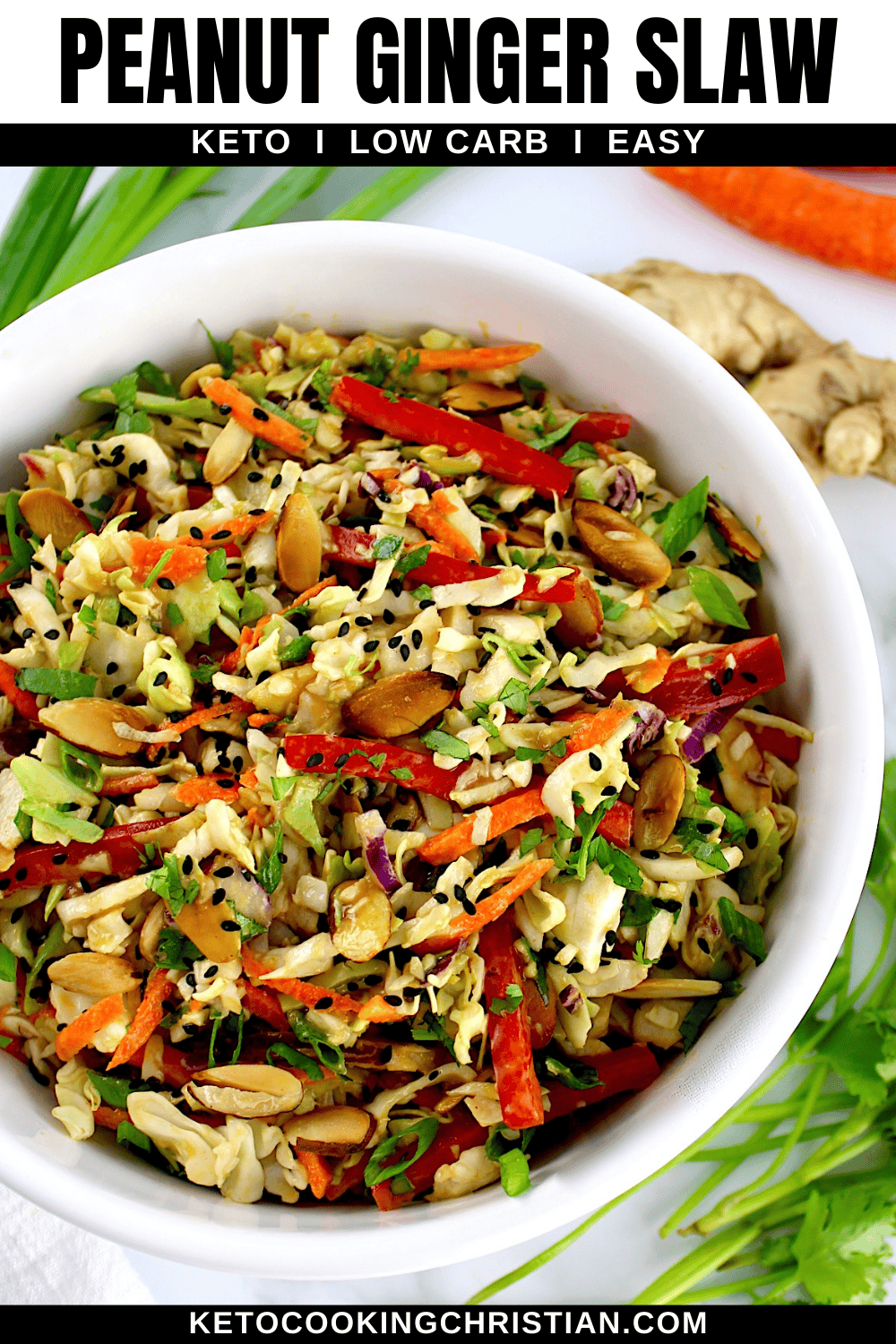 Peanut Ginger Slaw pin