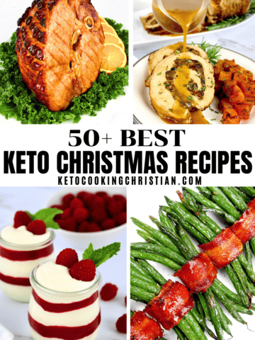 50+ Best Keto Christmas Recipes pin