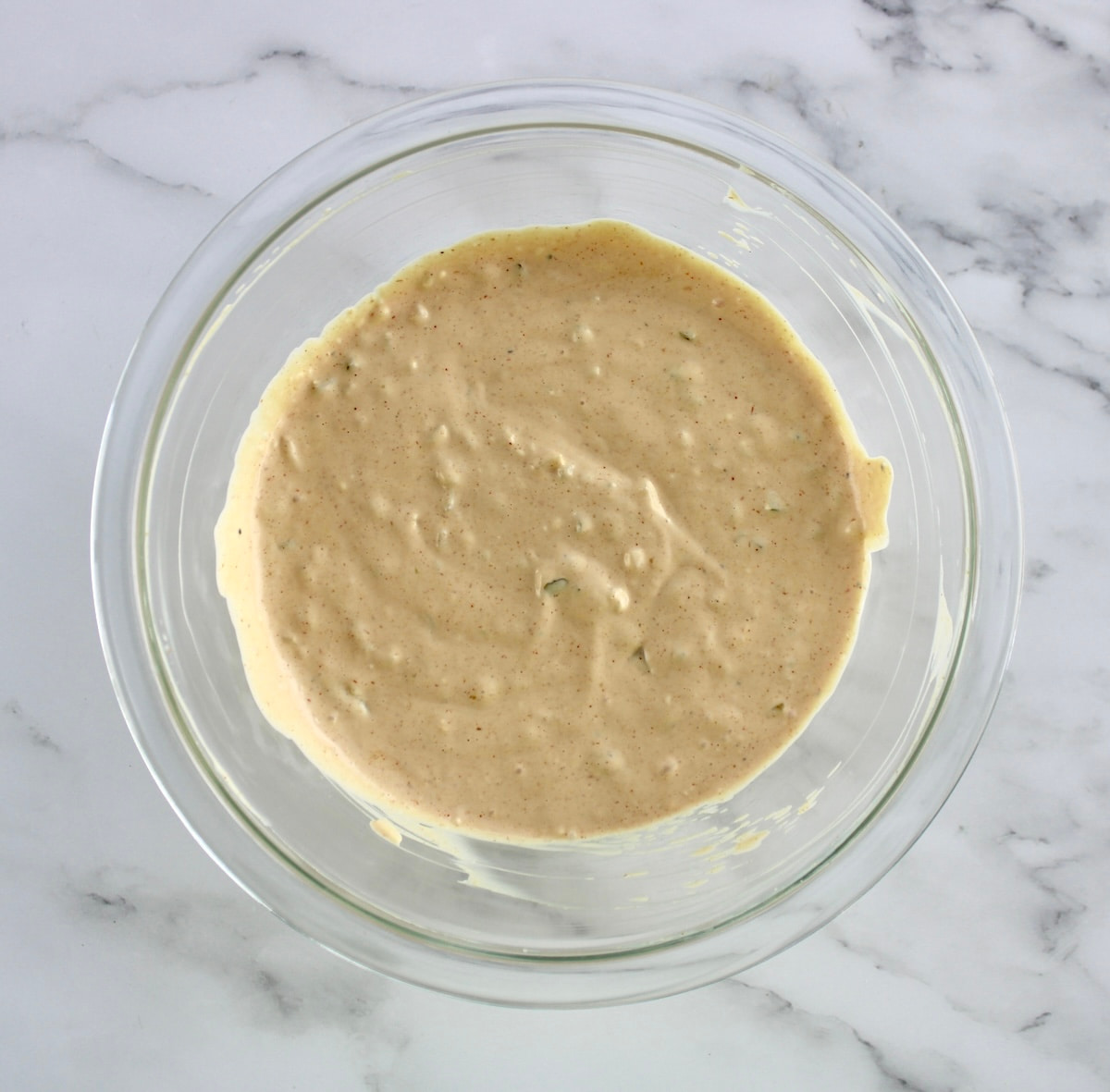 Big Mac Sauce in glass bowl
