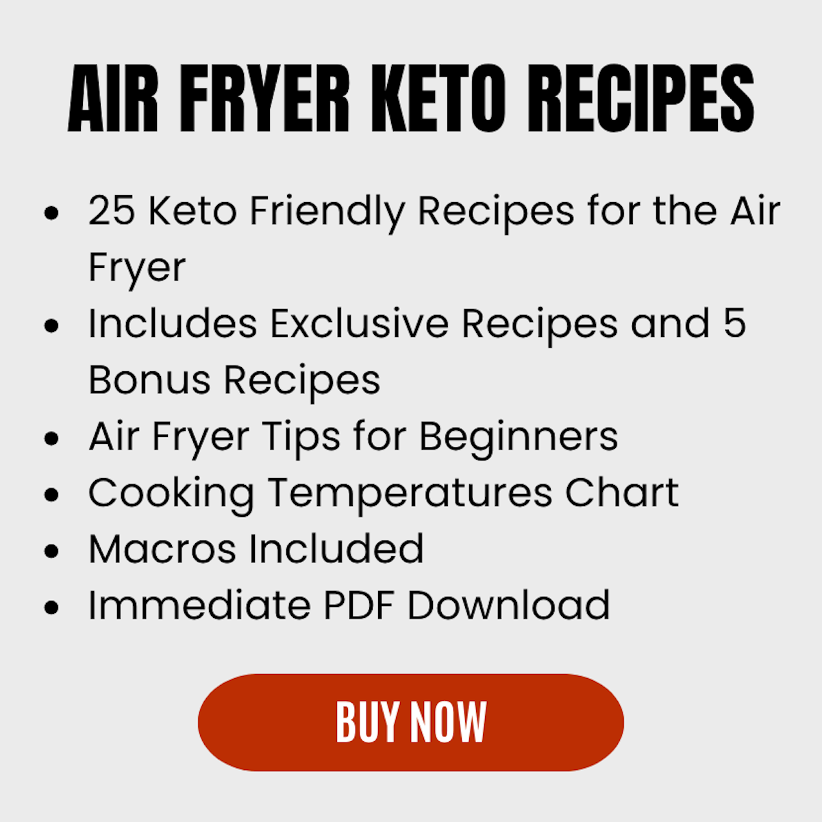 Air Fryer eBook buy now