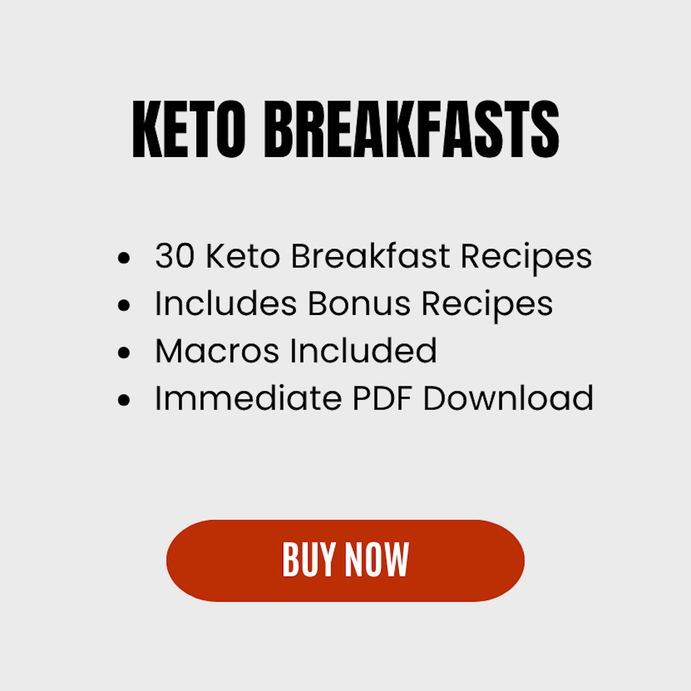 Keto Breakfasts eBook buy now