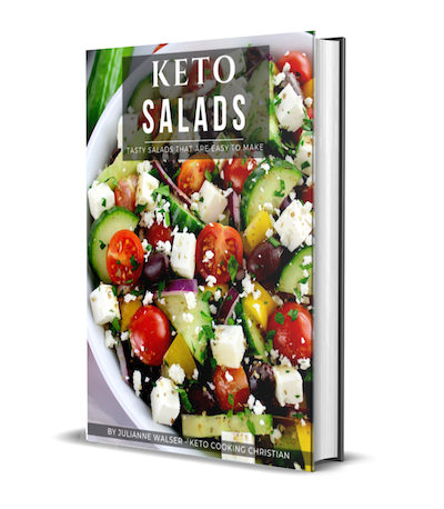 Keto Salads eBook 3D cover