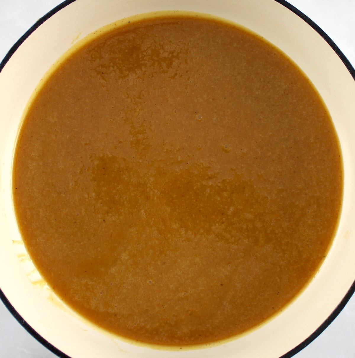 Keto Pumpkin Fudge base in pot