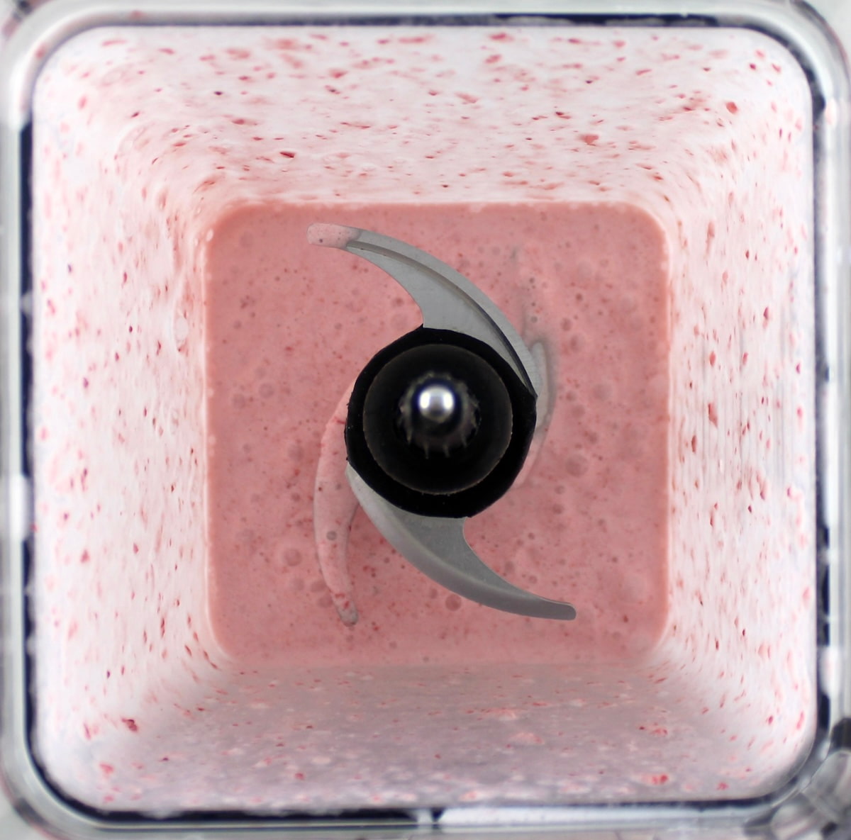 Keto Strawberry Milkshake in blender