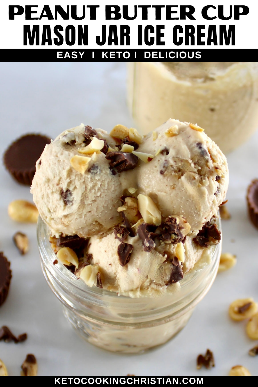 Peanut Butter Cup Ice Cream pin