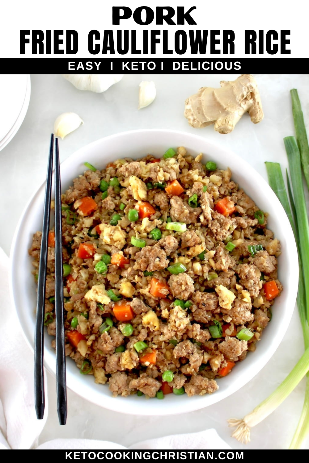 Pork Fried Cauliflower Rice pin