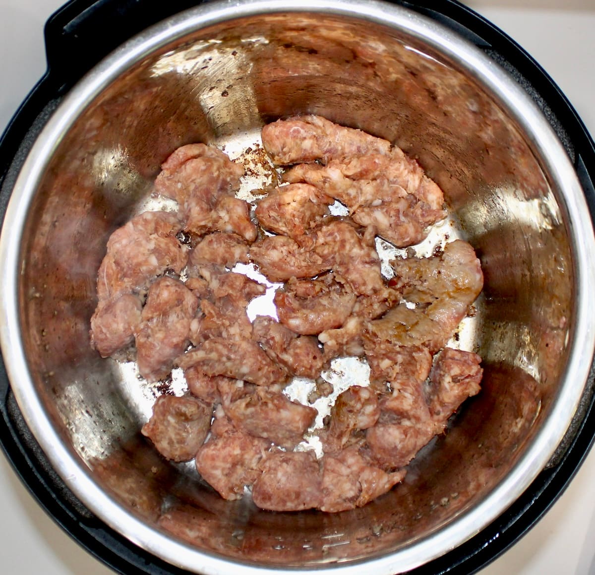 ground sausage in instant pot