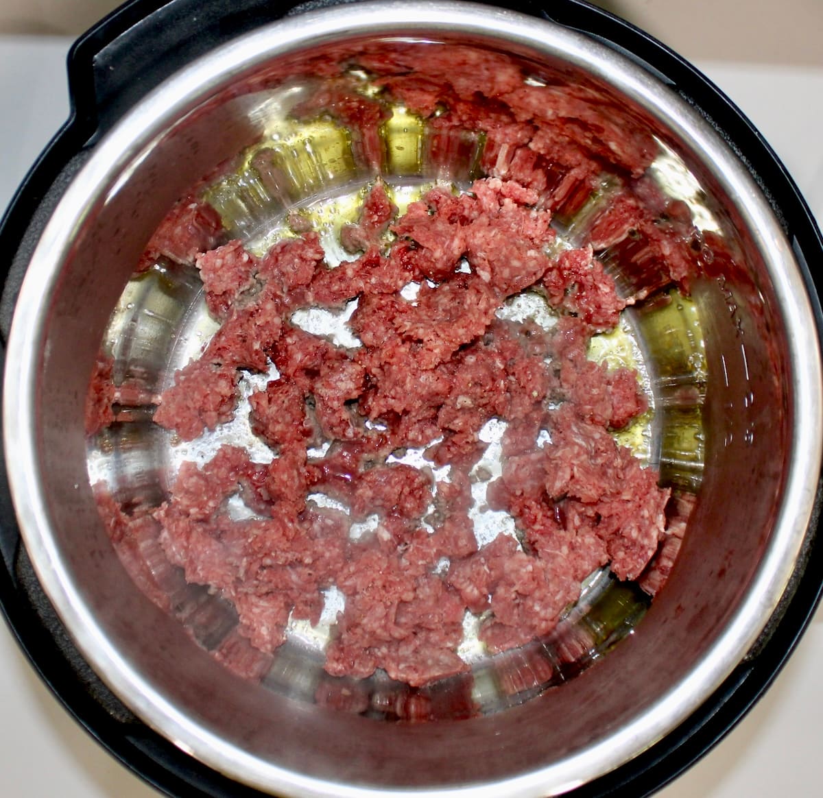 raw ground beef in instant pot