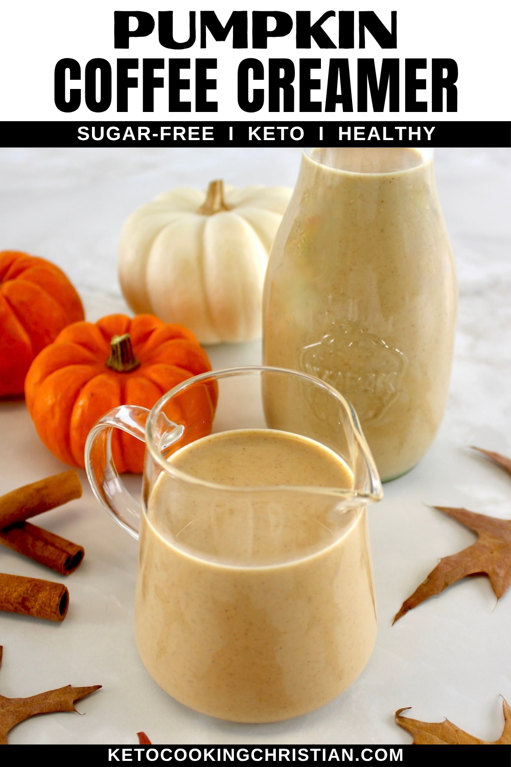 Keto Pumpkin Spice Coffee Creamer pin