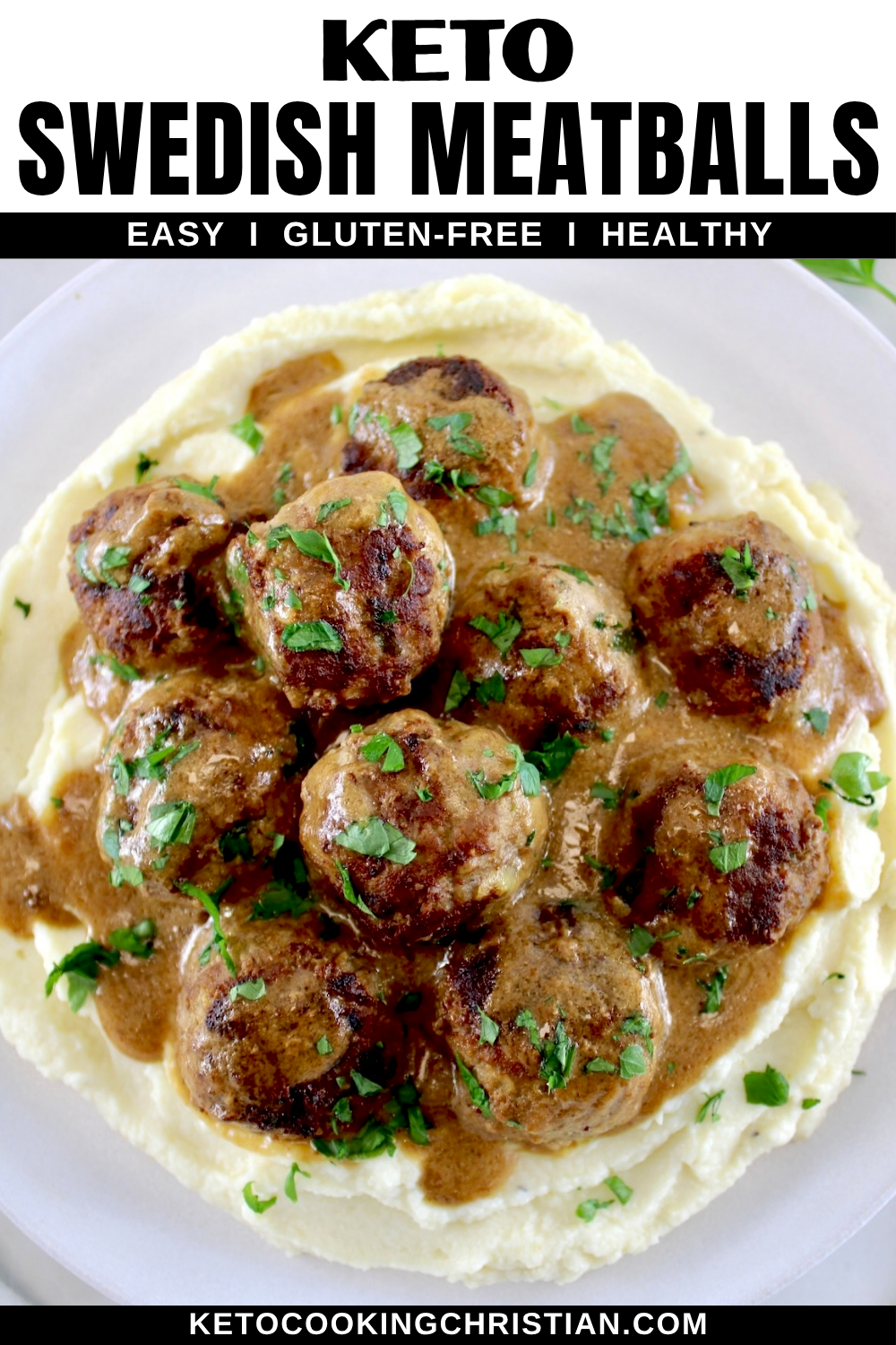 Keto Swedish Meatballs pin