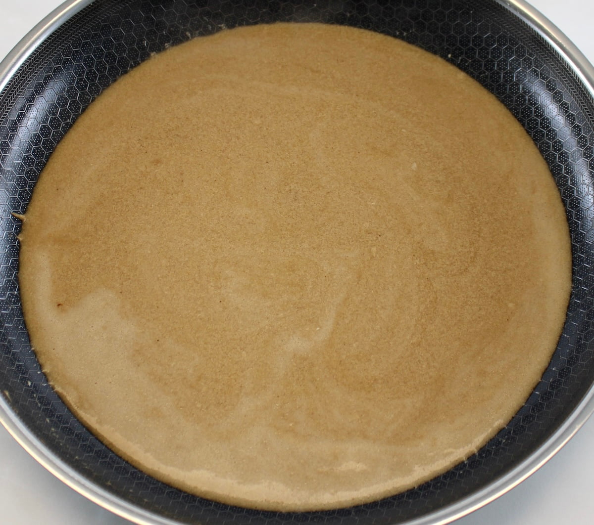 Keto Swedish Meatball gravy in skillet